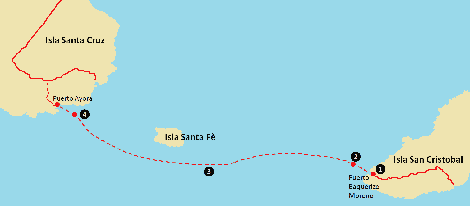 Getting to Galapagos - San Cristobal to Santa Cruz