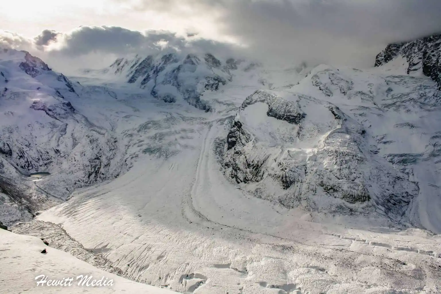 Gorner Glacier in Zermatt