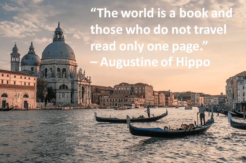 Augustine of Hippo Travel Quote