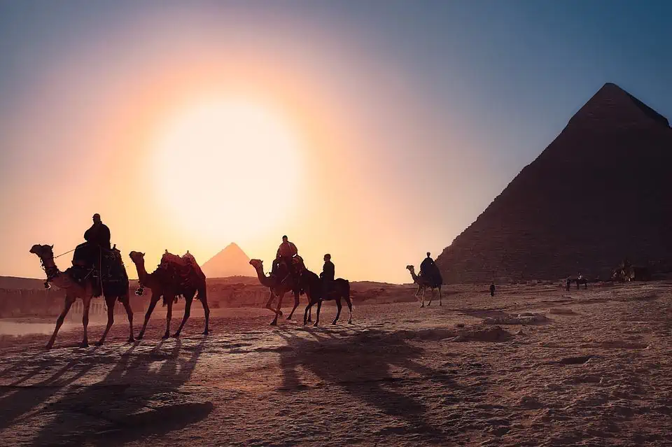 Top Travel Experiences - Pyramids of Giza at Sunset