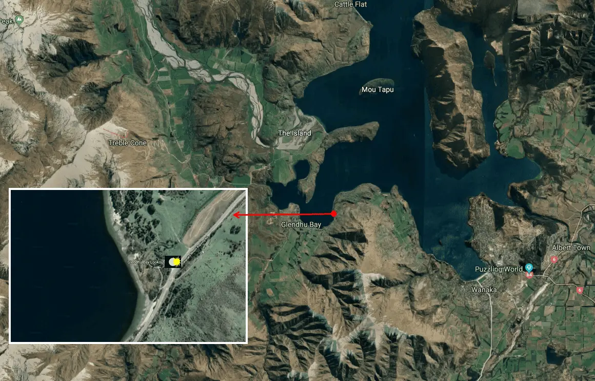 Glendhu Bay Lookout - Photo Map