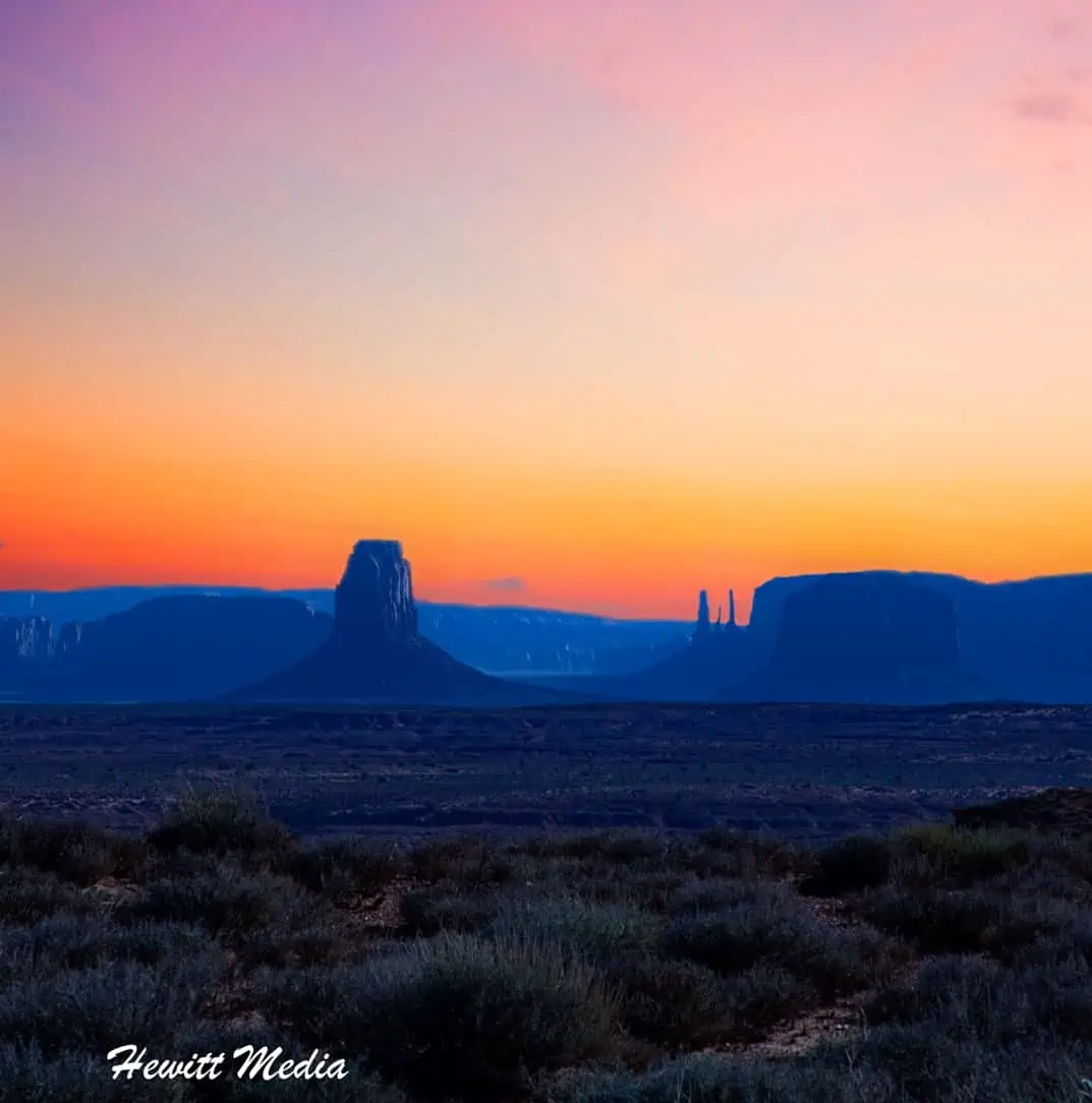 Instagram Travel Photography:  Monument Valley Sunset
