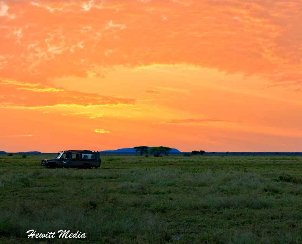 Instagram Travel Photography - Serengeti National Park Sunset