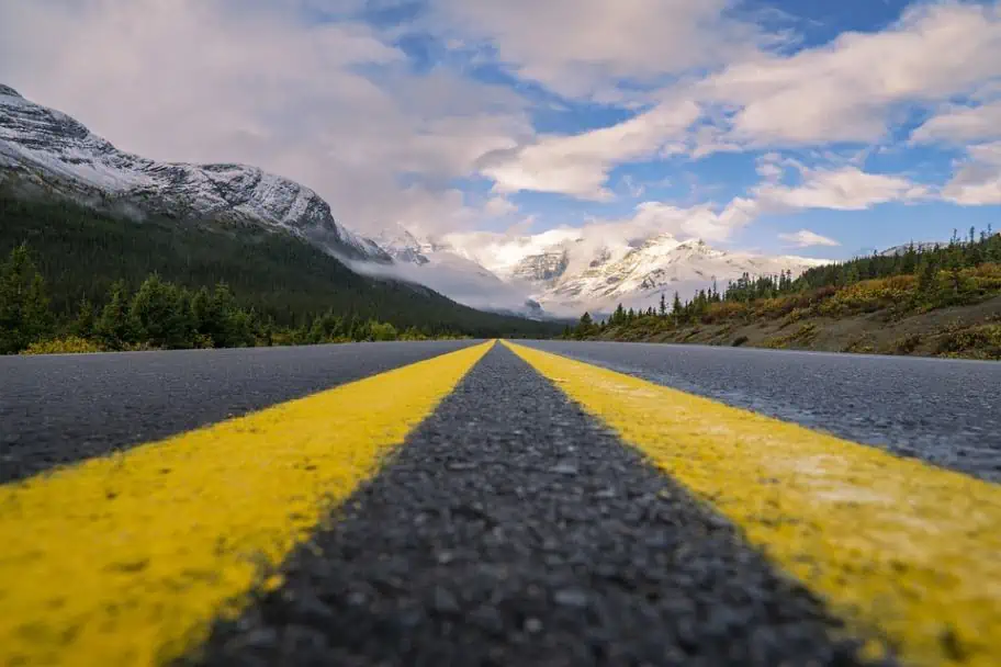 Banff Canada Road